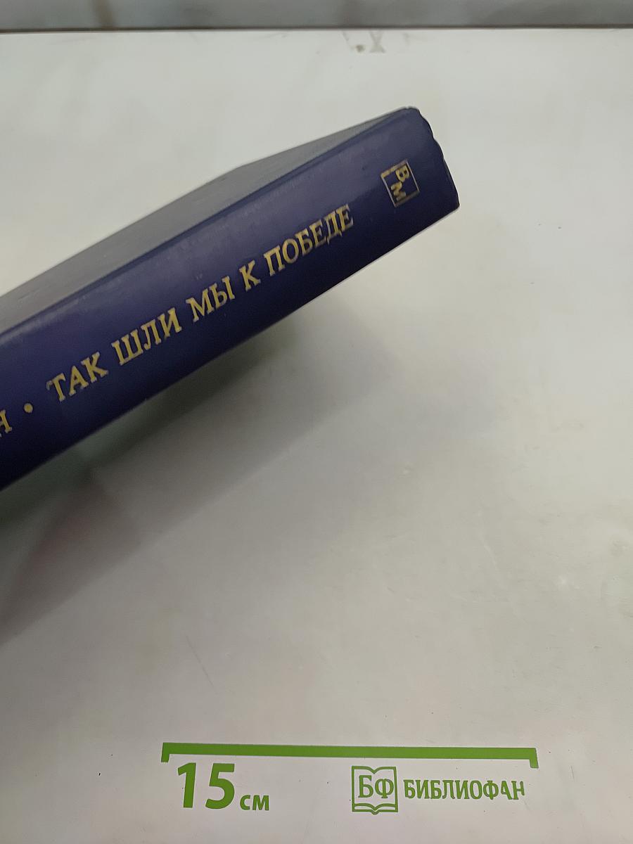 Так шли мы к победе