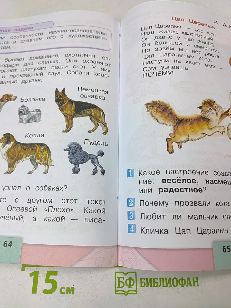 Литературное чтение. 1 класс. Учебник для общеобразовательных организаций. В двух частях. Часть 2