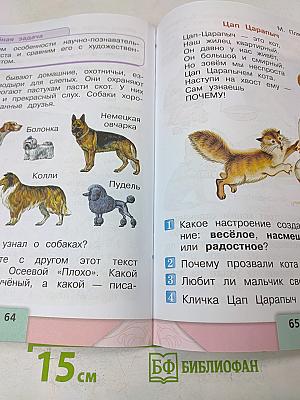 Литературное чтение. 1 класс. Учебник для общеобразовательных организаций. В двух частях. Часть 2