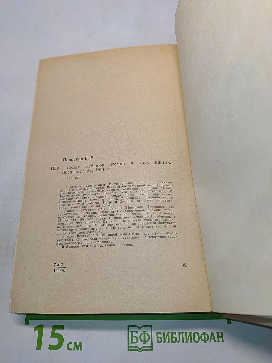 Семья Рубанюк. Книга 2