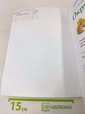 Окружающий мир. 2 класс. Часть 1
