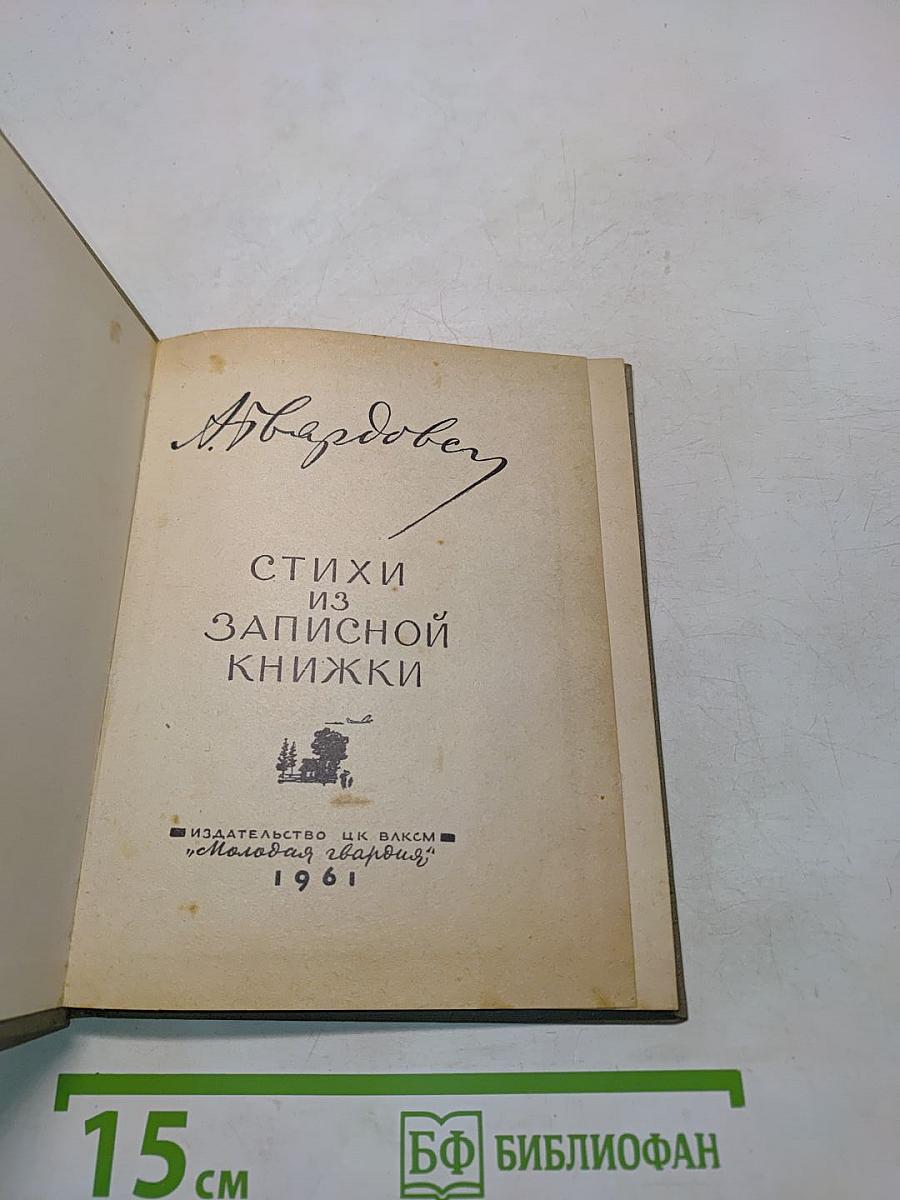 Стихи из записной книжки