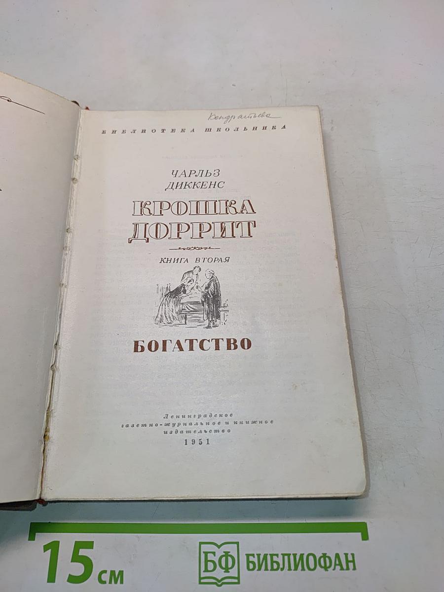 Крошка Доррит. Книга вторая. Богатство