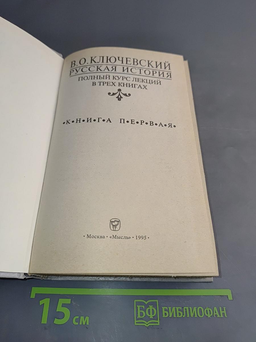 Русская история. Полный курс лекций в трех книгах. Книга 1