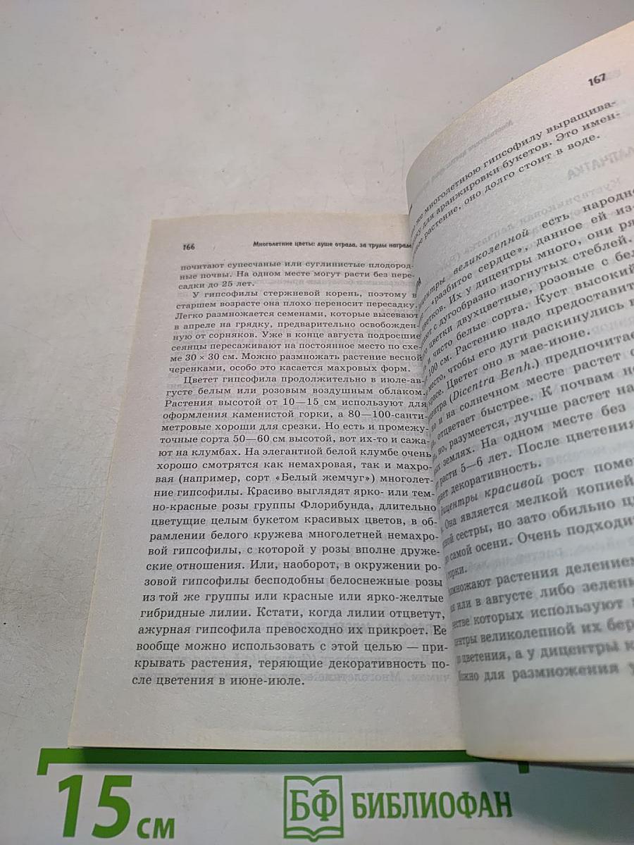 Многолетние цветы душе отрада, за труды награда