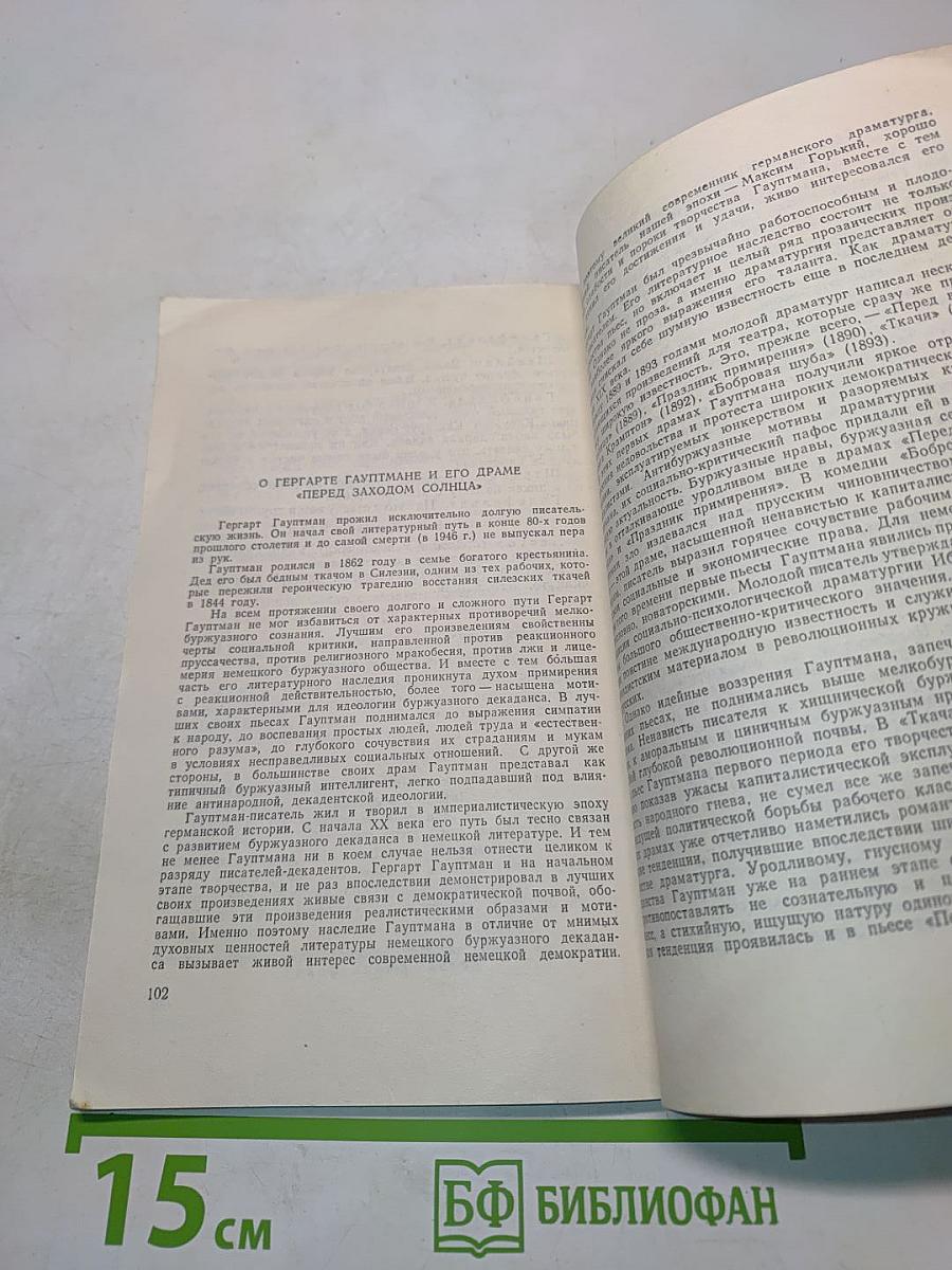 Перед заходом солнца