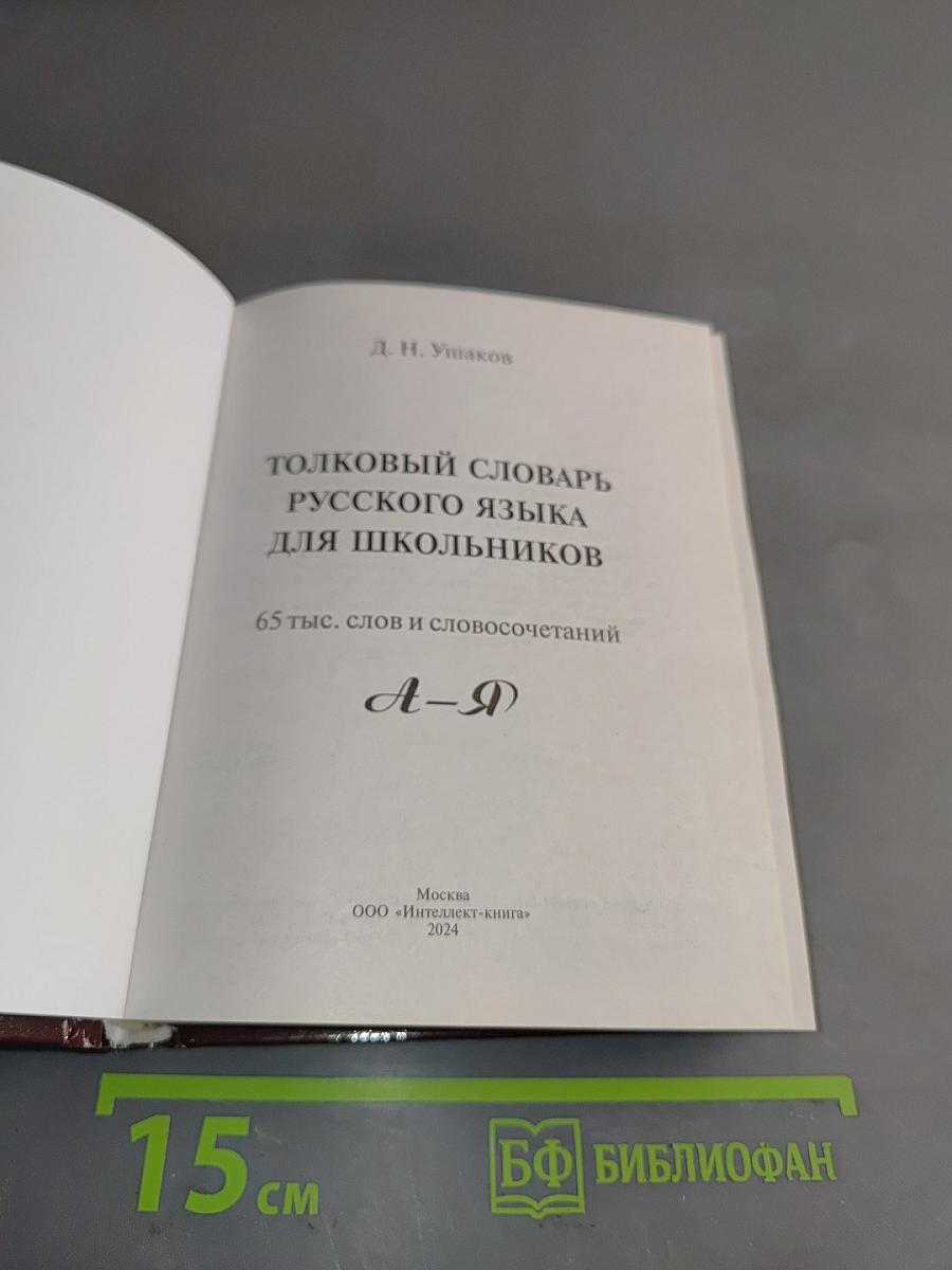 Толковый словарь русского языка для школьников