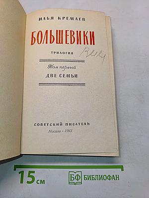 Большевики. Том первый. Две семьи