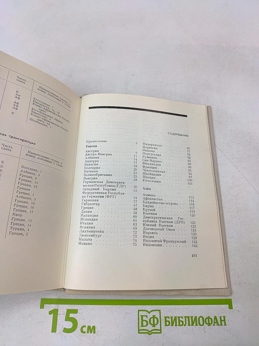 Политическая география (зарубежные страны)