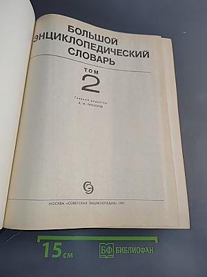 Большой энциклопедический словарь. Том 2