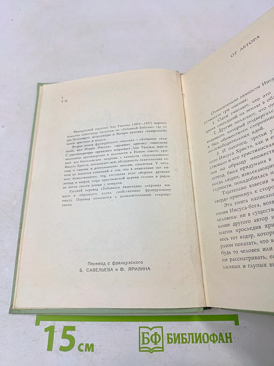 Забавное Евангелие, или Жизнь Иисуса
