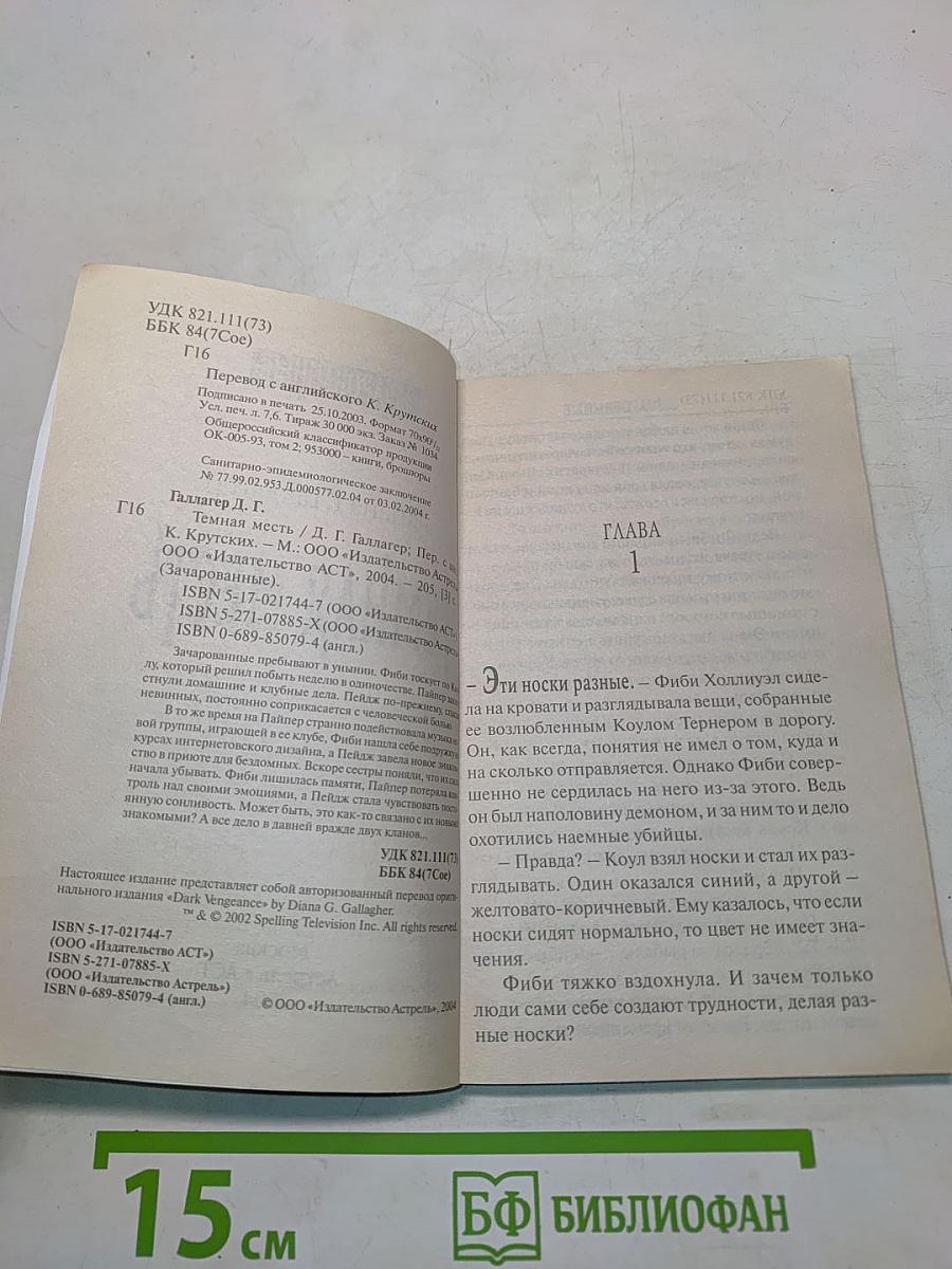 Зачарованные. Темная месть