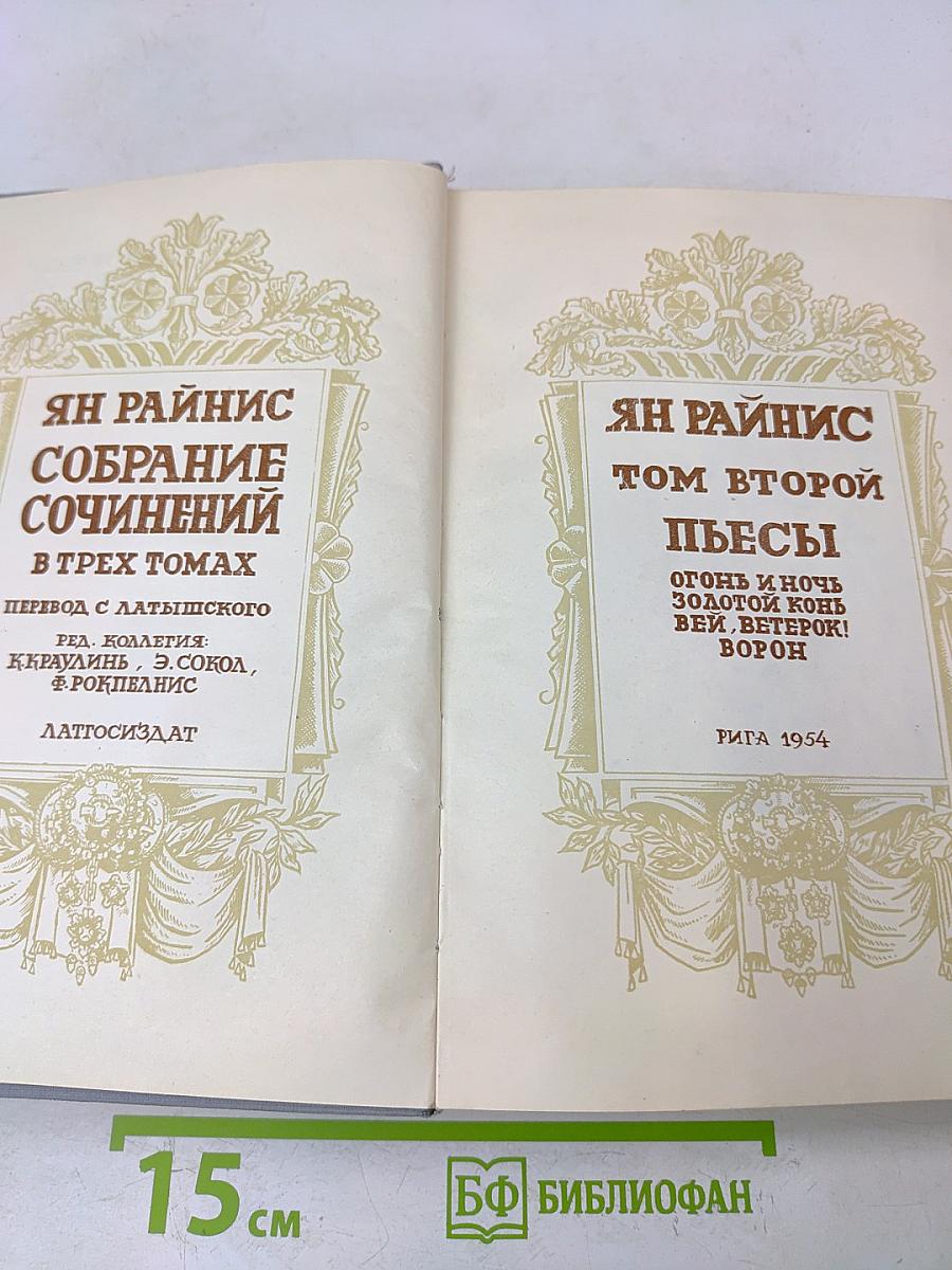 Собрание сочинений в трех томах. Том второй. Пьесы