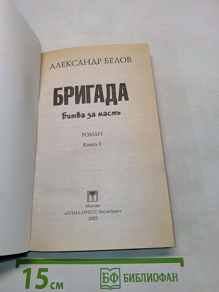 Бригада. Битва за масть. Книга 2