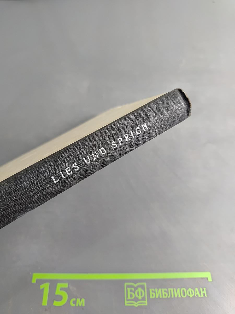 LIES UND SPRICH! Читай и говори по-немецки!