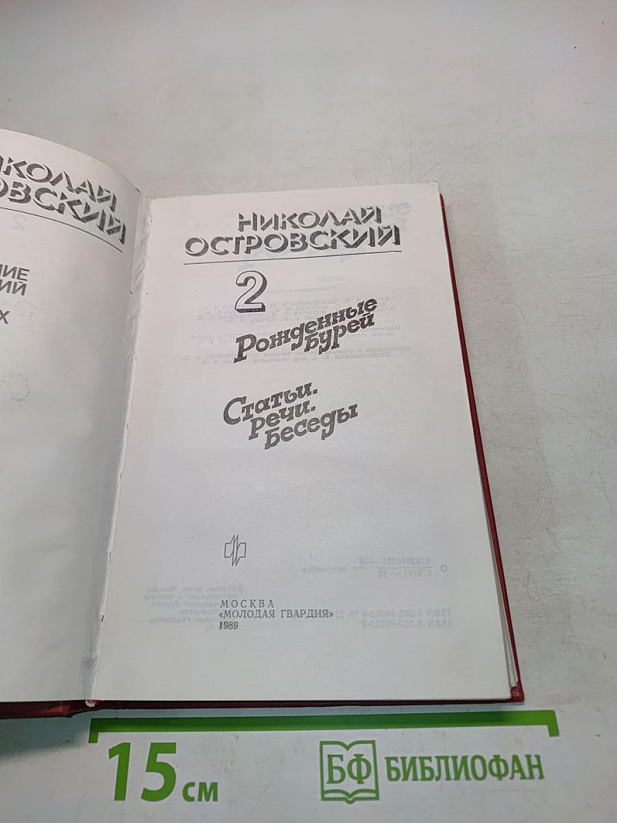 Рожденные бурей. Статьи. Речи. Беседы. Том 2