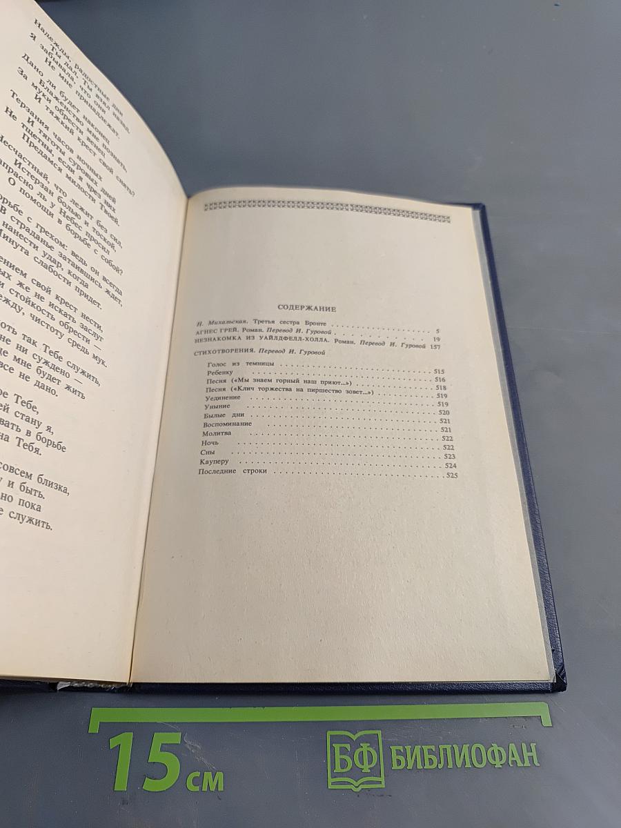 Сестры Бронте. Энн Бронте. Агнес Грей. Незнакомка из Уайлдфелл-Холла. Стихотворения