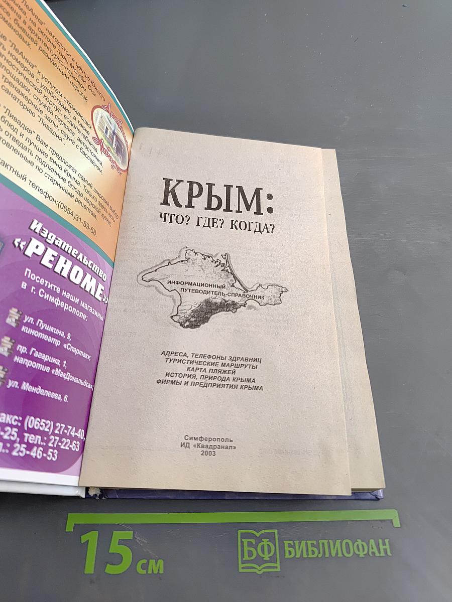Крым: Что? Где? Когда?