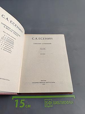 С. А. Есенин. Собрание сочинений в шести томах. Том III. Поэмы (1921-1925)