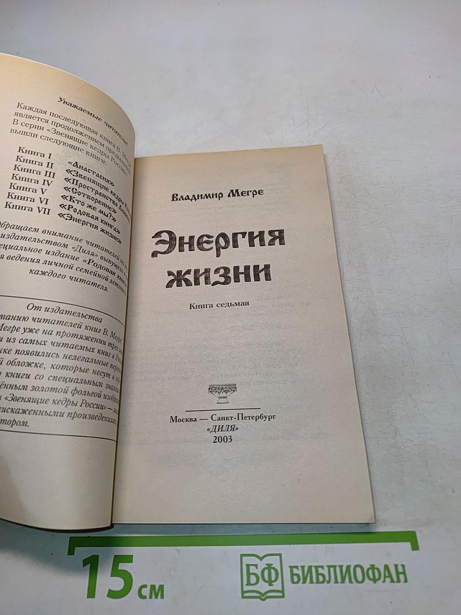 Энергия жизни. Книга седьмая