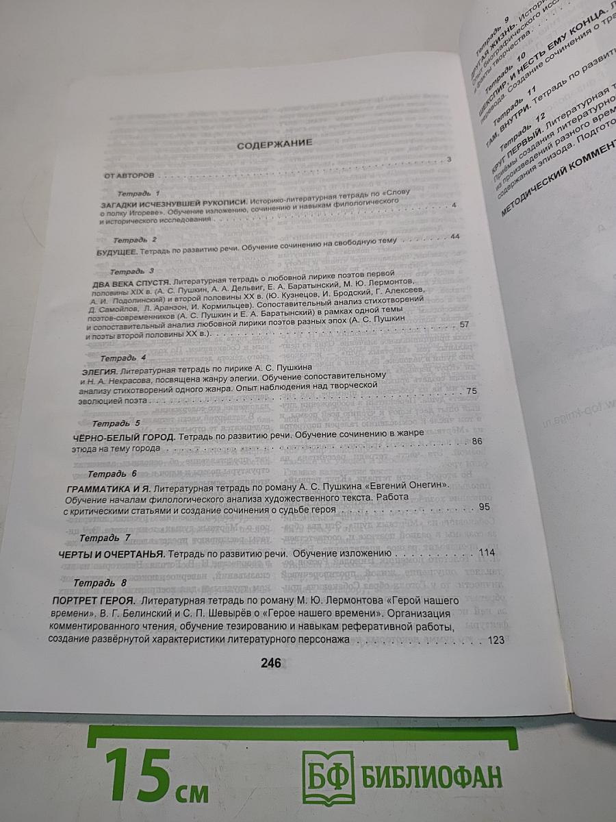 Литература. Рабочая тетрадь. 9 класс