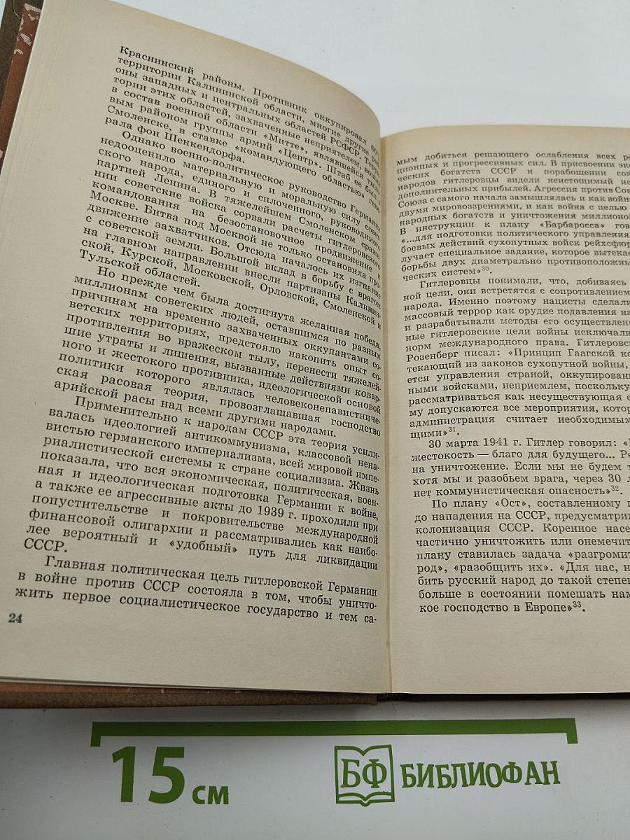 В тылу немецко-фашистских армий «Центр». Всенародная борьба на оккупированной Территории западных областей РСФСР 1941-1943 гг.