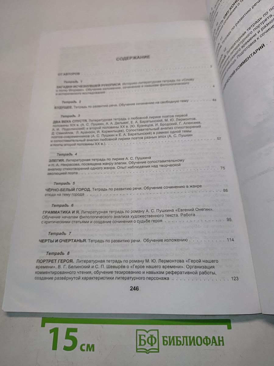 Литература. Рабочая тетрадь для 9 класса