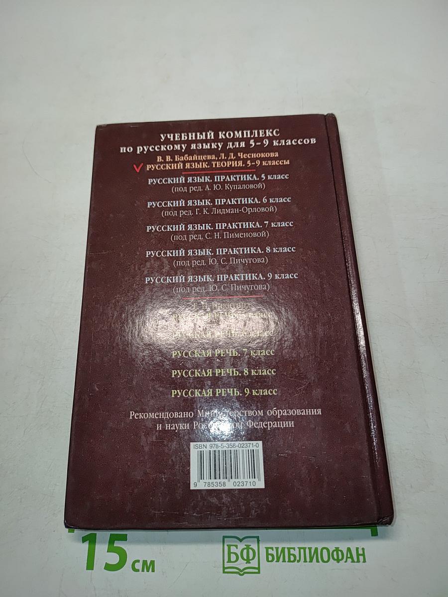 Русский язык. Теория. 5-9 классы