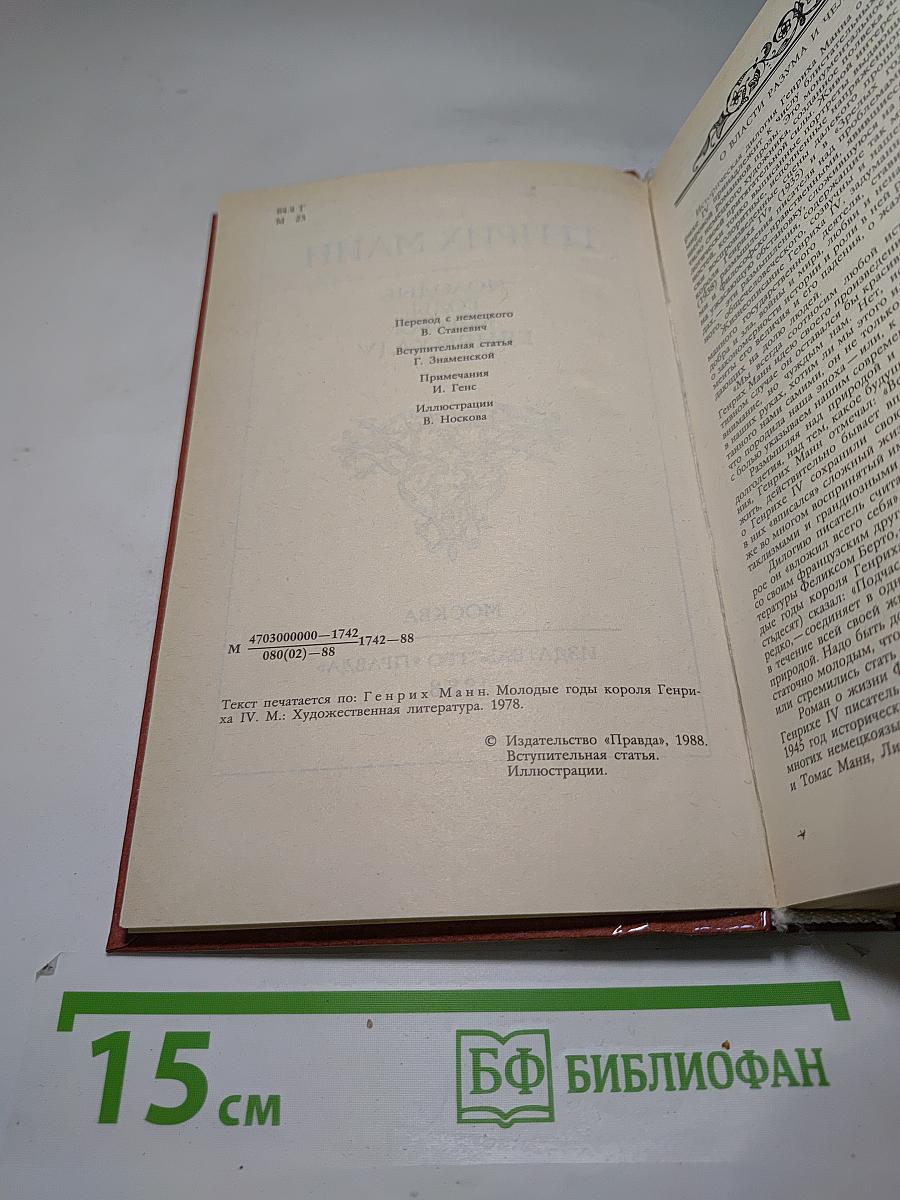 Молодые годы короля Генриха IV