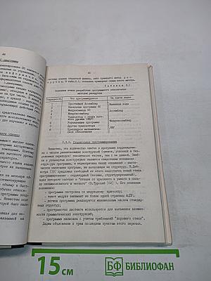 Эффективность и эксплуатация программного обеспечения ЭВМ