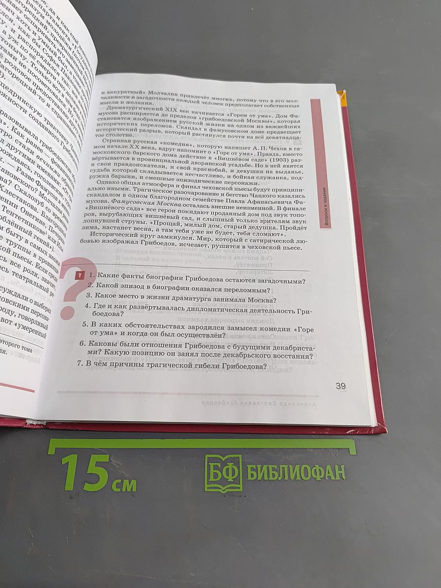 Литература. Учебник для 9 класса общеобразовательных организаций. В двух частях. Часть 2