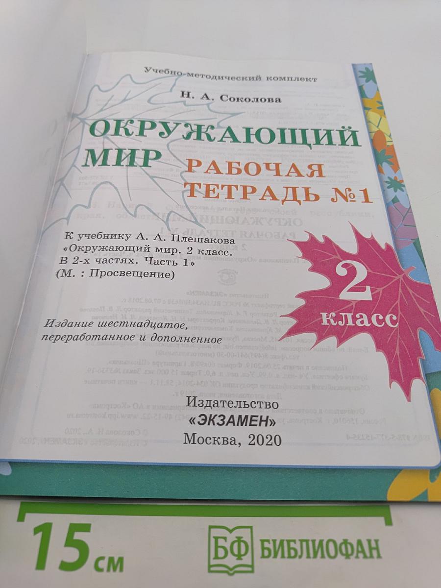 Окружающий мир. Рабочая тетрадь №1. 2 класс