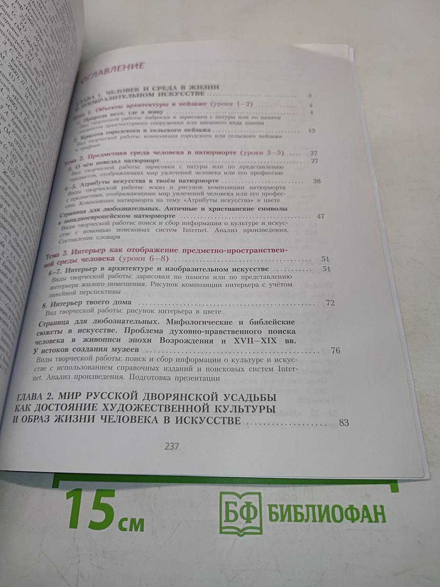 Изобразительное искусство 7 класс