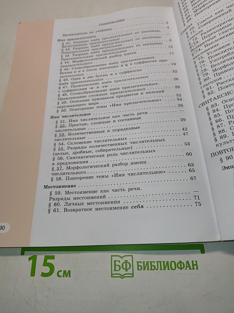 Русский язык. Учебник для общеобразовательных организаций. В двух частях. Часть 2. 6 класс