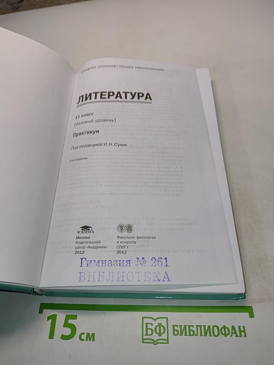 Литература. Практикум. 11 класс