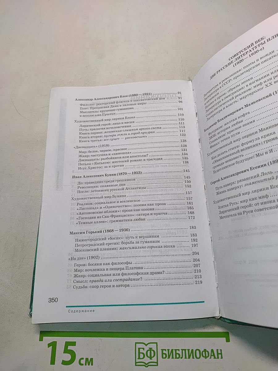 Литература. Учебник для 11 класса. В двух частях. Часть 1