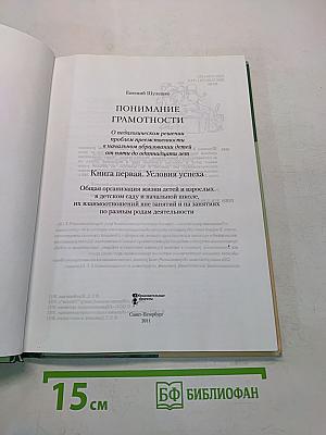 Понимание грамотности. Книга первая. Условия успеха
