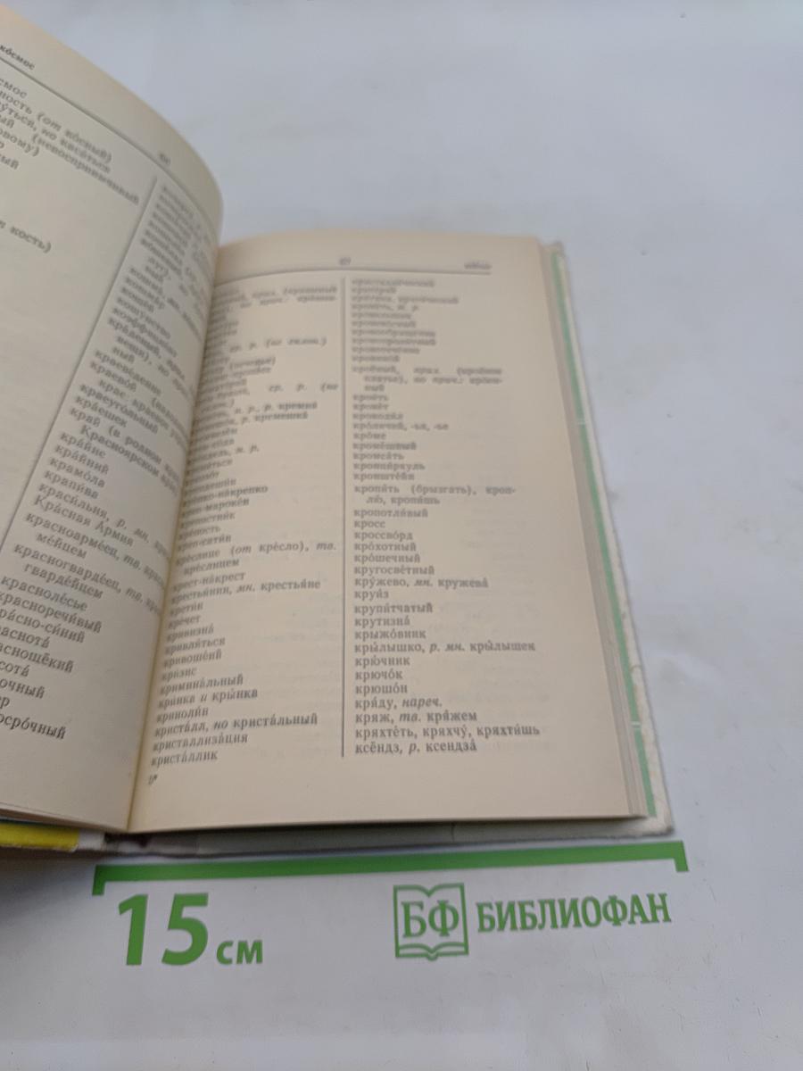 Орфографический словарь для учащихся средней школы