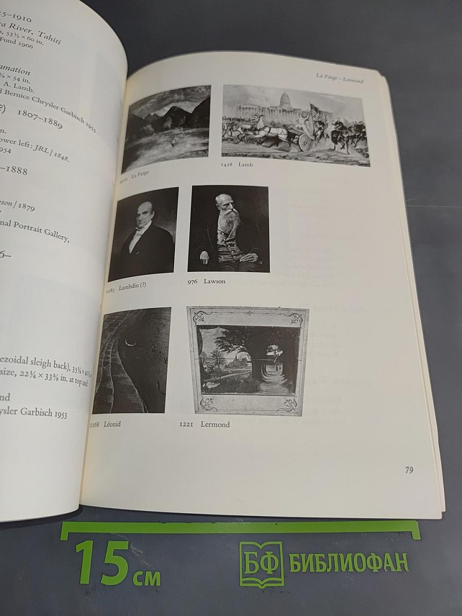 American Paintings and Sculpture: an Illustrated Catalogue