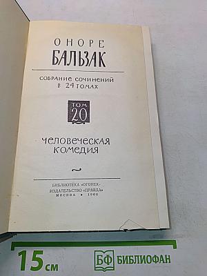 Человеческая комедия. Том 20