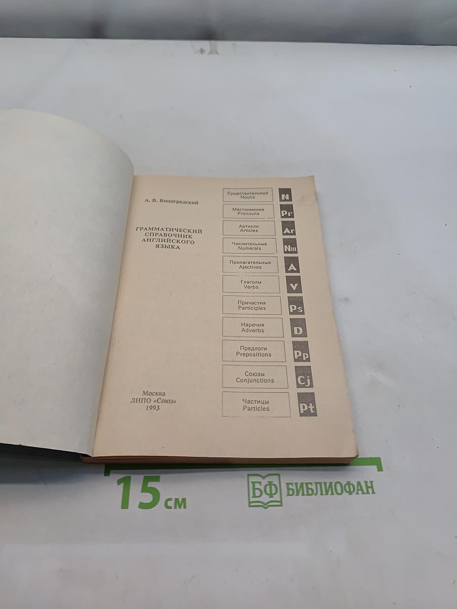 Грамматический справочник английского языка