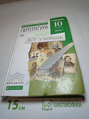 Литература. 10 класс. Часть 1. Углубленный уровень