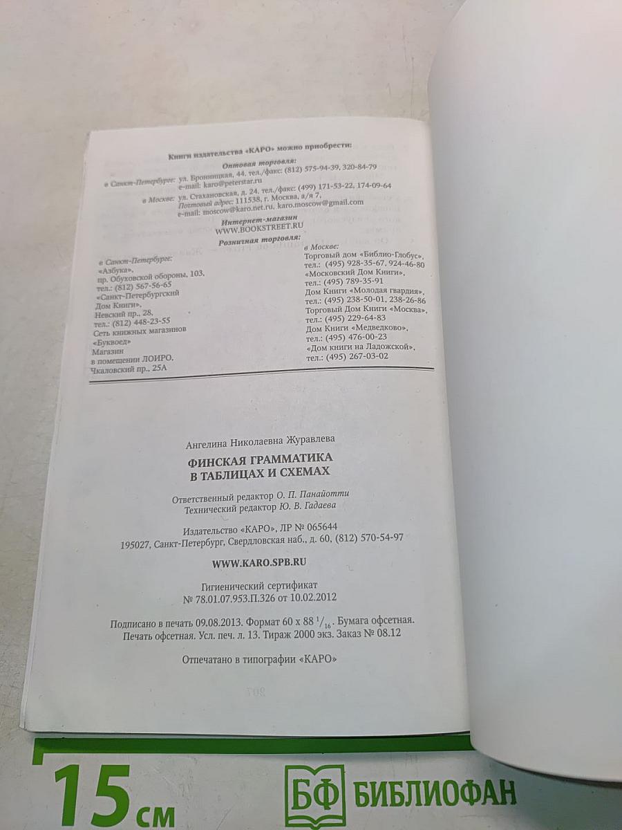 Финская грамматика в таблицах и схемах