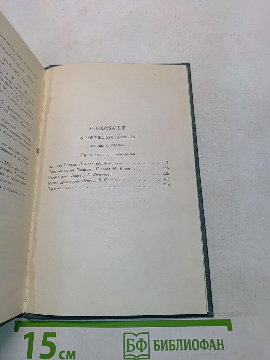 Человеческая комедия. Том 6
