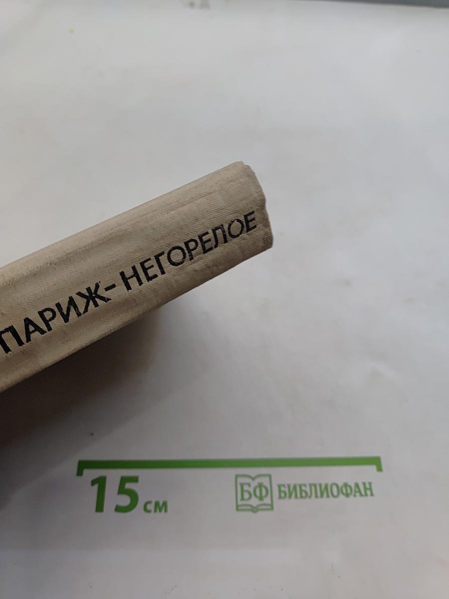 Париж – негорелое