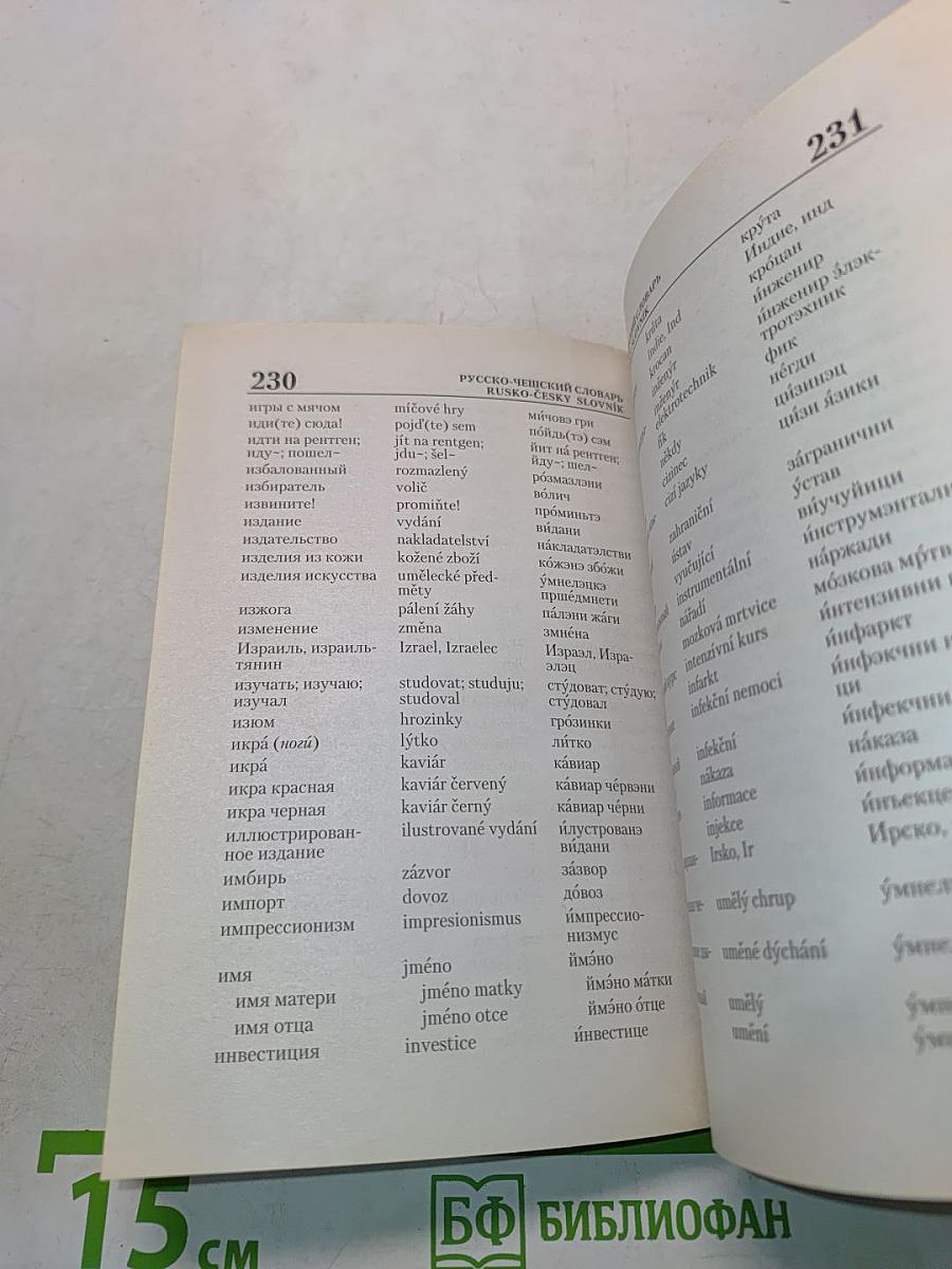 Русско-чешский разговорник