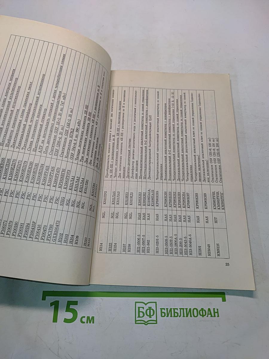 Зарубежные интегральные микросхемы и их отечественные аналоги