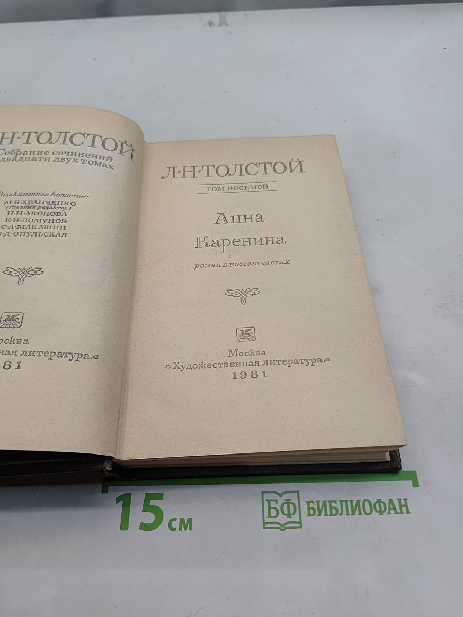 Анна Каренина. Роман в восьми частях. Том восьмой