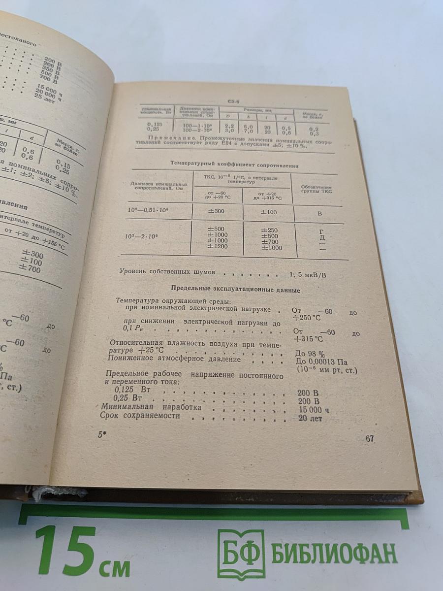 Справочник резисторы