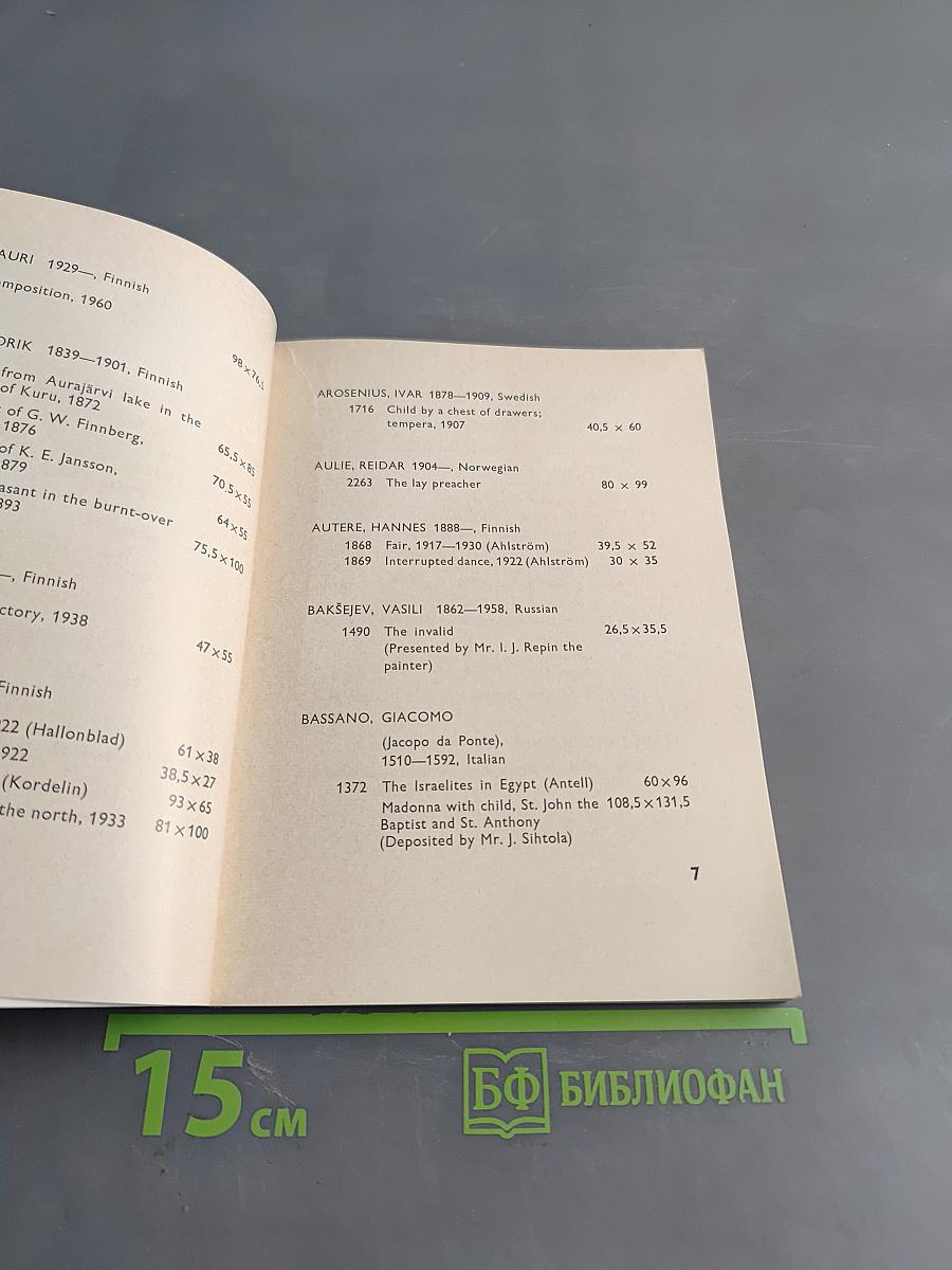 The Art Gallery of Ateneum Catalogue